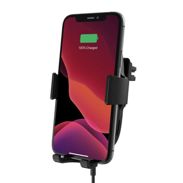 Belkin BoostCharge Wireless 10W Car Charger with Vent Mount Universally compatible - Black - Accessories